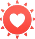 WhisperWake coral-sun logo